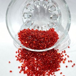 Kırmızı Kesme Boncuk 1 Paket 50 Gram-BORU-1095