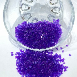 Koyu Mor Kesme Boncuk 1 Paket 50 Gram-BORU-1103