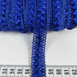 Saks Mavi Braivora Zigzag &Ouml;rg&uuml; Şerit 2 Cm &ndash; Premium Dokuma Dekoratif Kenar S&uuml;s&uuml; 1 Metre-BRAIVORA-3