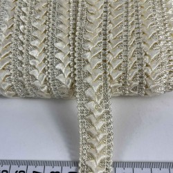 Krem Braivora Zigzag &Ouml;rg&uuml; Şerit 2 Cm &ndash; Premium Dokuma Dekoratif Kenar S&uuml;s&uuml; 1 Metre-BRAIVORA-4