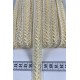 Koyu Krem Braivora Zigzag &Ouml;rg&uuml; Şerit 2 Cm &ndash; Premium Dokuma Dekoratif Kenar S&uuml;s&uuml; 1 Metre-BRAIVORA-5