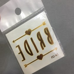 Gold Bride Love Geçici Dövme-BRIDE-16