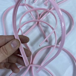 Pudra Plastik Ham Taç 12 Adet Boş Süslenmemiş Ham Taç-BT-1001