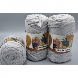 Gri Büklüm Makrome Tarama İpi-BTIP-1038