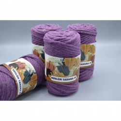 Mor Büklüm Makrome Tarama İpi-BTIP-1046