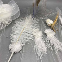 Başaklı Laleli Gelin Buketi Ve Gelin Seti-BUKET-11