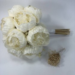 Gelin Çiçeği Şakayık Ve Damat Yaka Çiçeği-BUKET-17