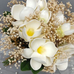 Manolya Yapay Gelin El Çiçeği Ve Damat Yaka Çiçeği-BUKET-22