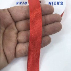 Kırmızı Saten Biye 2 Cm 1 Metre-BYE-1000