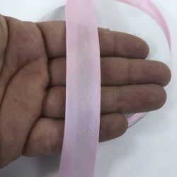 Bebe Pembe Saten Biye 2 Cm 1 Metre-BYE-1001