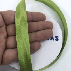 Fıstık Yeşili Saten Biye 2 Cm 1 Metre-BYE-1002