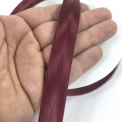 Mürdüm Saten Biye 2 Cm 1 Metre-BYE-1004