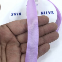 Lila Saten Biye 2 Cm 1 Metre-BYE-1008