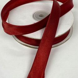 Koyu Kırmızı Saten Biye 2 Cm 1 Metre-BYE-1015
