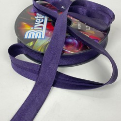 Koyu Mor Saten Biye 2 Cm 1 Metre-BYE-1025