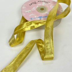 Gold Saten Biye 2 Cm 1 Metre-BYE-1026