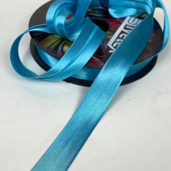 Turkuaz Saten Biye 2 Cm 1 Metre-BYE-1029