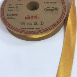 Hardal Saten Biye En 2 Cm Boy 1 Metre-BYE-1034