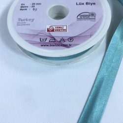 Turkuaz Saten Biye En 2 Cm Boy 1 Metre-BYE-1044