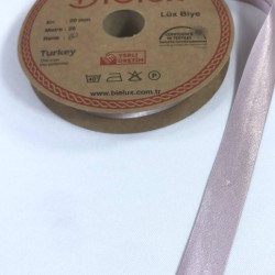 Koyu Pudra Saten Biye En 2 Cm Boy 1 Metre-BYE-1052
