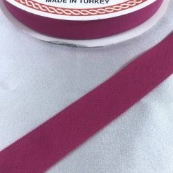 Fuşya Koton Biye En 2 Cm Boy 1 Metre-BYE-1058 Fuşya Koton Biye En 2 Cm Boy 1 Metre-BYE-1058