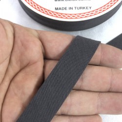 Koyu Füme Koton Biye En 2 Cm Boy 1 Metre-BYE-1081 Koyu Füme Koton Biye En 2 Cm Boy 1 Metre-BYE-1081