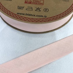 Pembe Rengi Koton Biye En 2 Cm Boy 1 Metre-BYE-1088 Pembe Rengi Koton Biye En 2 Cm Boy 1 Metre-BYE-1088