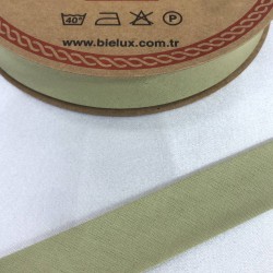 Yeşil Rengi Koton Biye En 2 Cm Boy 1 Metre-BYE-1089 Yeşil Rengi Koton Biye En 2 Cm Boy 1 Metre-BYE-1089