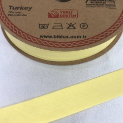 Açık Sarı Renk Koton Biye En 2 Cm Boy 1 Metre-BYE-1090 Açık Sarı Renk Koton Biye En 2 Cm Boy 1 Metre-BYE-1090