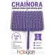 Lila Siyah Chainora Premium Zincir Form Dokuma Dekoratif Şerit &ndash; 1 Metre-CHAINORA-10