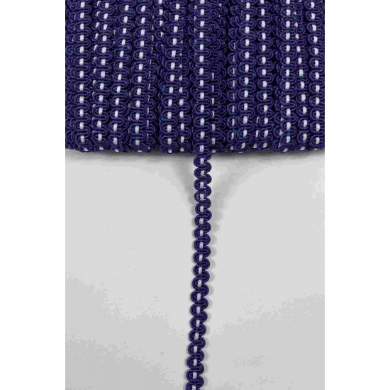 Mor Beyaz Chainora Premium Zincir Form Dokuma Dekoratif Şerit &ndash; 1 Metre-CHAINORA-13