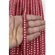 Kırmızı Beyaz Chainora Premium Zincir Form Dokuma Dekoratif Şerit &ndash; 1 Metre-CHAINORA-16