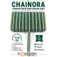 Yeşil Beyaz Chainora Premium Zincir Form Dokuma Dekoratif Şerit &ndash; 1 Metre-CHAINORA-18