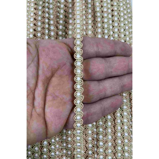 Vizon Beyaz Chainora Premium Zincir Form Dokuma Dekoratif Şerit &ndash; 1 Metre-CHAINORA-20