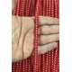 Kırmızı Beyaz Chainora Premium Zincir Form Dokuma Dekoratif Şerit &ndash; 1 Metre-CHAINORA-25