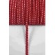 Kırmızı Beyaz Chainora Premium Zincir Form Dokuma Dekoratif Şerit &ndash; 1 Metre-CHAINORA-25