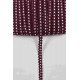 Bordo Beyaz Chainora Premium Zincir Form Dokuma Dekoratif Şerit &ndash; 1 Metre-CHAINORA-29