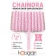 Bebe Pembe Beyaz Chainora Premium Zincir Form Dokuma Dekoratif Şerit &ndash; 1 Metre-CHAINORA-4