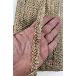 Hasır &Ccedil;aprazlı Clyra Crossa Dekoratif Şerit Kenar S&uuml;s&uuml; 1 Metre Paketleme S&uuml;sleme-CLYRA-10