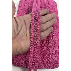 Fuşya Clyra Crossa Dekoratif Şerit Kenar S&uuml;s&uuml; 1 Metre Paketleme S&uuml;sleme-CLYRA-2