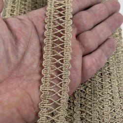 Hasır Clyra Crossa Dekoratif Şerit Kenar S&uuml;s&uuml; 1 Metre Paketleme S&uuml;sleme-CLYRA-7