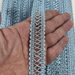 Mavi Clyra Crossa Dekoratif Şerit Kenar S&uuml;s&uuml; 1 Metre Paketleme S&uuml;sleme-CLYRA-8