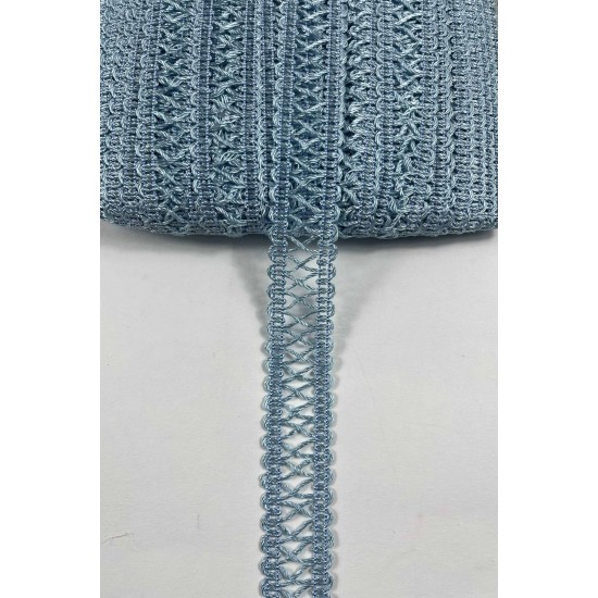 Mavi Clyra Crossa Dekoratif Şerit Kenar S&uuml;s&uuml; 1 Metre Paketleme S&uuml;sleme-CLYRA-8