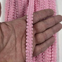 Pembe Simli Cornella Ko&ccedil; Boynuzu Dekoratif Şerit Kenar S&uuml;s&uuml; 1 Metre-CORNELLA-100