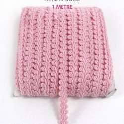 Pembe Simli Cornella Ko&ccedil; Boynuzu Dekoratif Şerit Kenar S&uuml;s&uuml; 1 Metre-CORNELLA-100