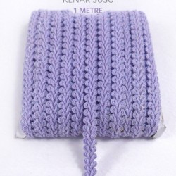 A&ccedil;ık Lila Simli Cornella Ko&ccedil; Boynuzu Dekoratif Şerit Kenar S&uuml;s&uuml; 1 Metre-CORNELLA-102