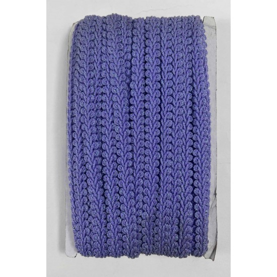 A&ccedil;ık Lila Simli Cornella Ko&ccedil; Boynuzu Dekoratif Şerit Kenar S&uuml;s&uuml; 1 Metre-CORNELLA-102