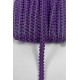 Mor G&uuml;m&uuml;ş Simli Cornella Ko&ccedil; Boynuzu Dekoratif Şerit Kenar S&uuml;s&uuml; 1 Metre-CORNELLA-110