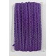 Mor G&uuml;m&uuml;ş Simli Cornella Ko&ccedil; Boynuzu Dekoratif Şerit Kenar S&uuml;s&uuml; 1 Metre-CORNELLA-110