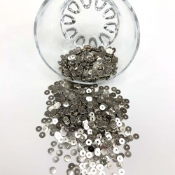 Gümüş Metal Pul 3 mm-CP-1038